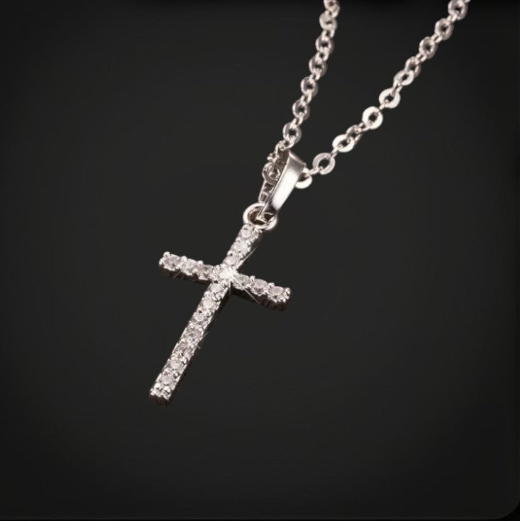 ✨ Collier Croix Minimaliste – Doré &amp; Argenté ✝️