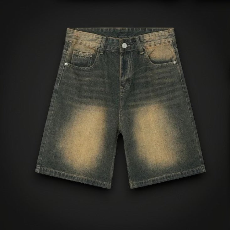 Short en Jean Délavé Vintage