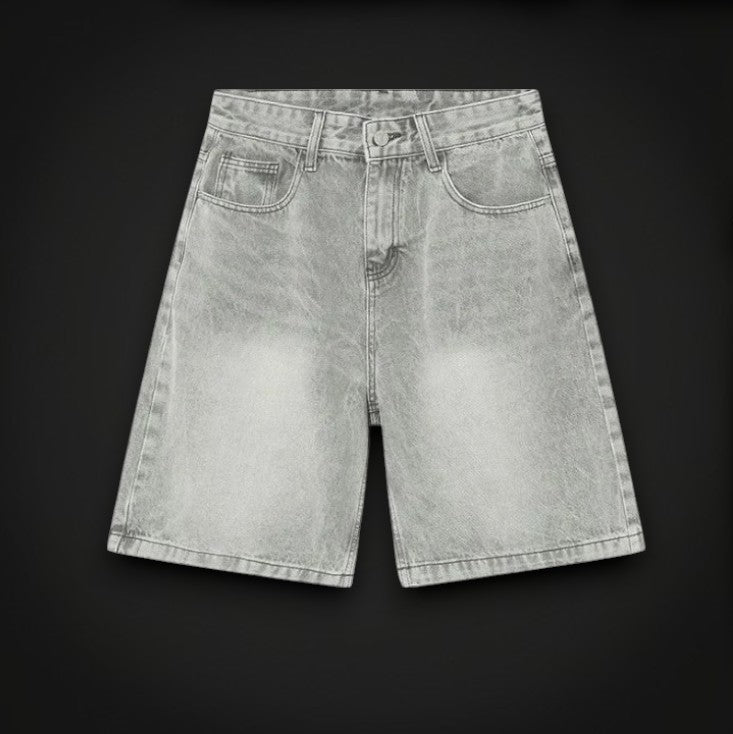 Short en Jean Délavé Vintage