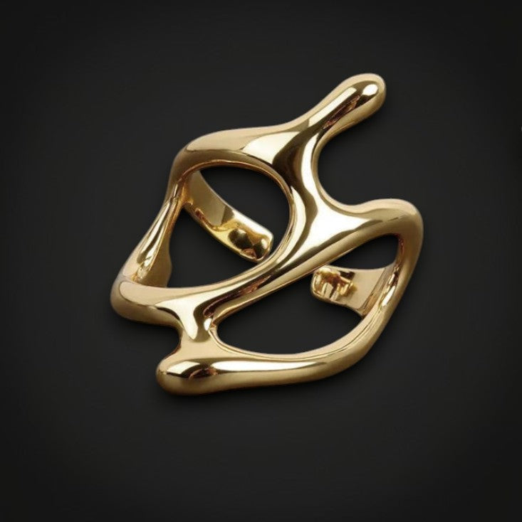 Bague "Éclosion Dorée"