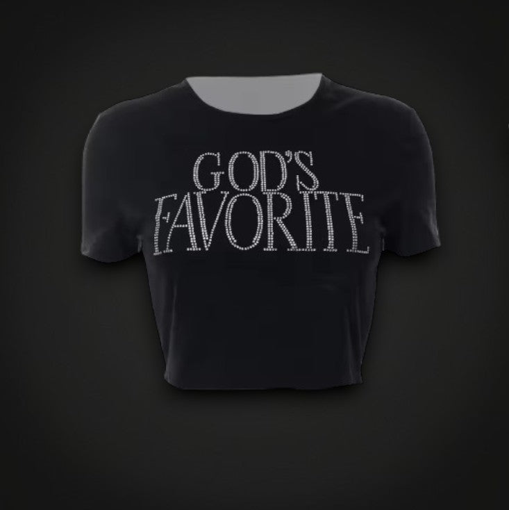 Crop Top "GOD’S FAVORITE"