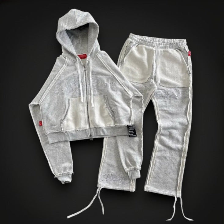 🏁 Ensemble Gris Clair Unisexe