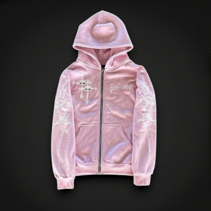 Hoodie "Velvet Cross"