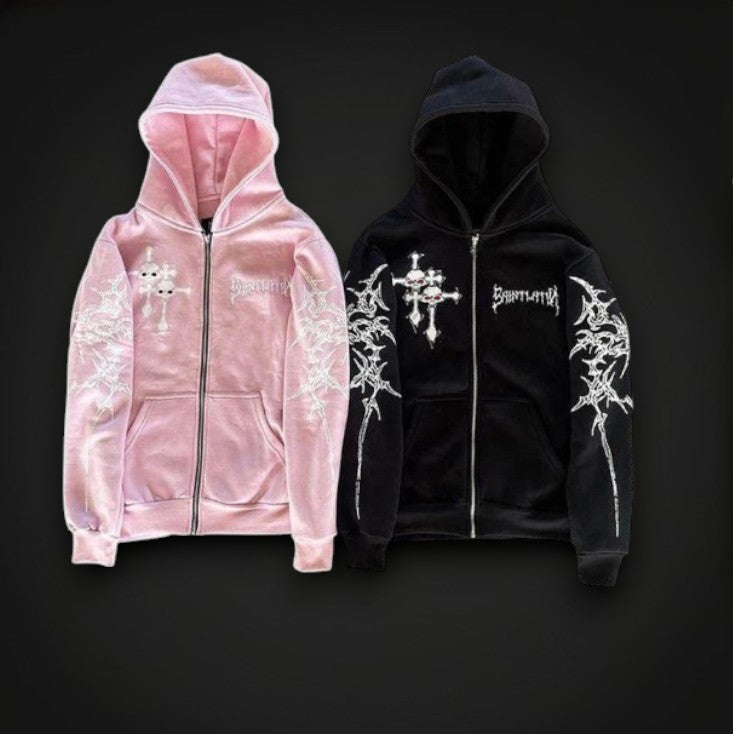 Hoodie "Velvet Cross"