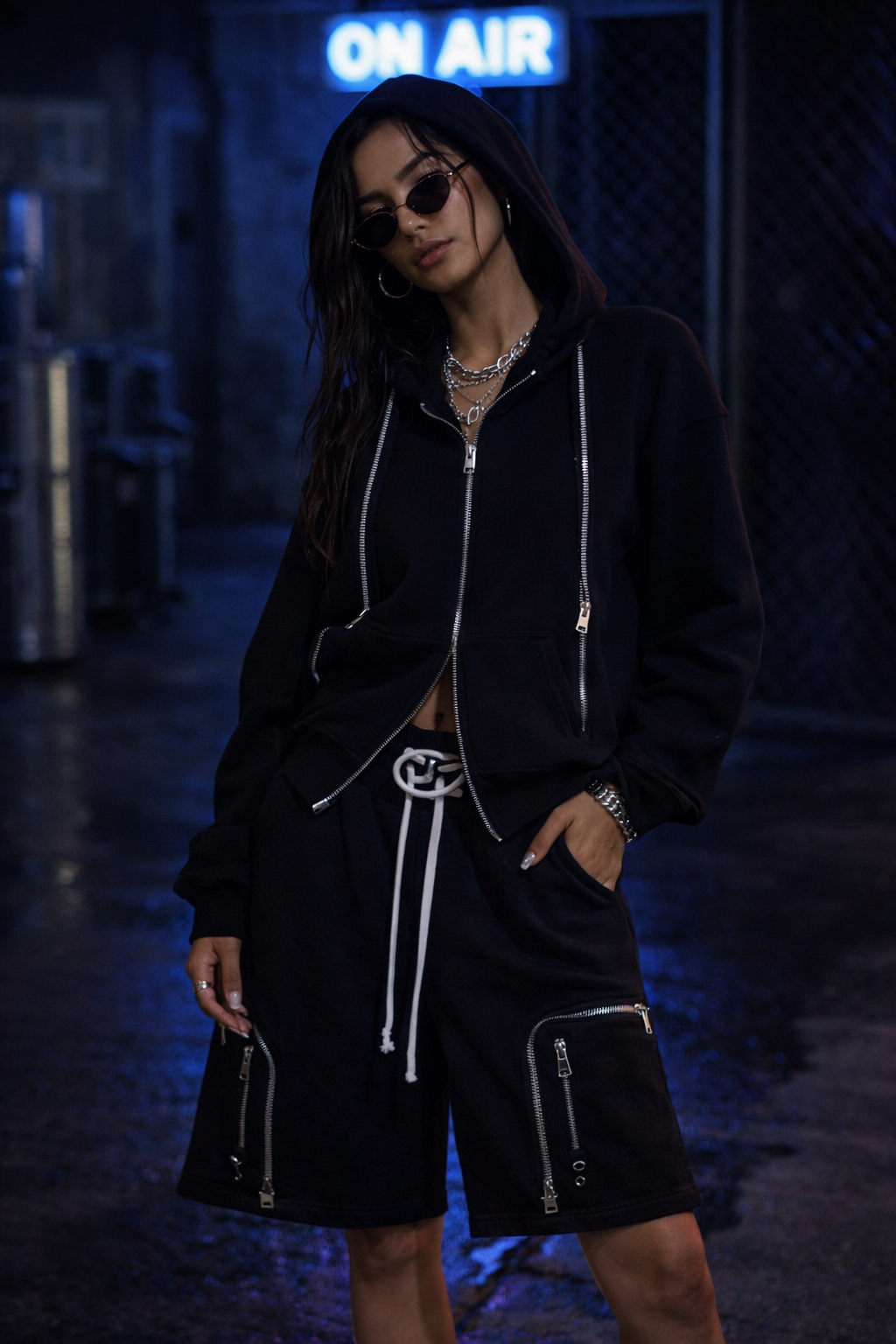 Ensemble Zippé "NIGHT CODE"